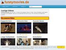Tablet Screenshot of funnymovies.de